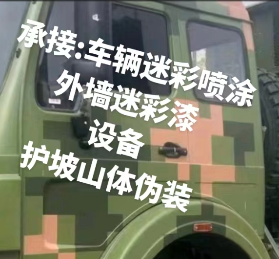 忠县外墙和地面的迷彩漆施工